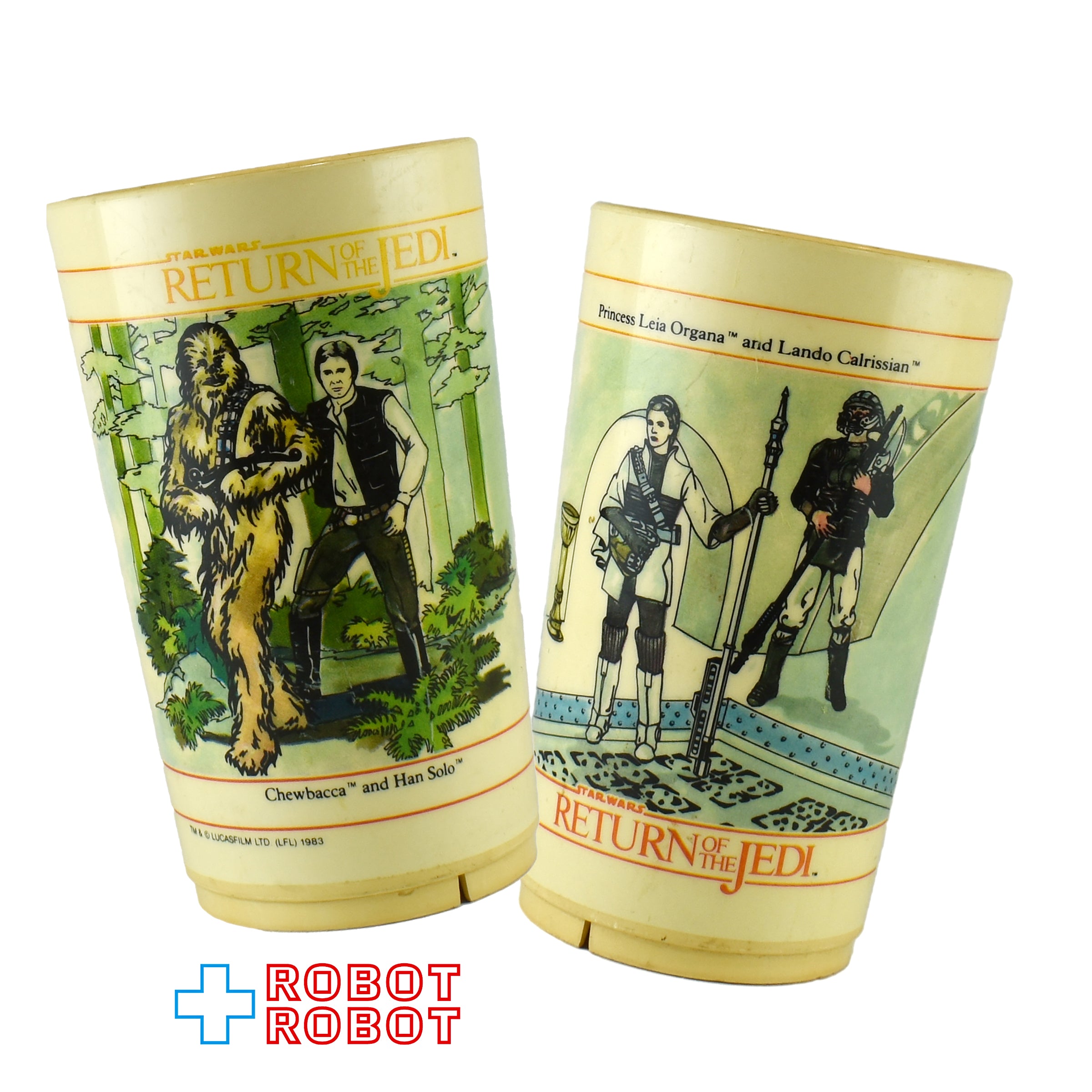 STAR WARS　タイトルカップ　優勝　盾　スターウォーズ スター・ウォーズ ROTJ プラスチック カップ デカ社 1983 メイドイン