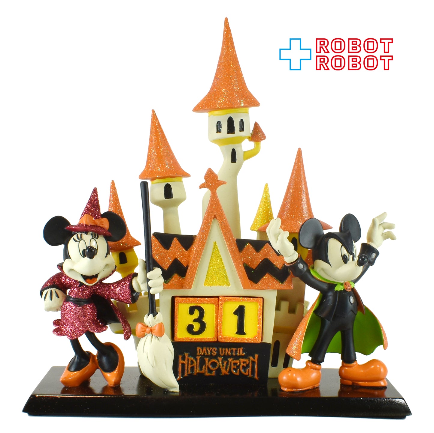 ディズニーパーク ミッキー & ミニー ハロウィン カウントダウン カレンダー フィギュアリン 箱付