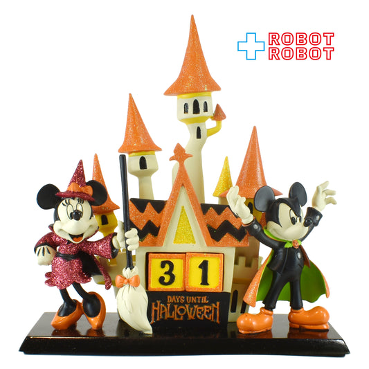 ディズニーパーク ミッキー & ミニー ハロウィン カウントダウン カレンダー フィギュアリン 箱付