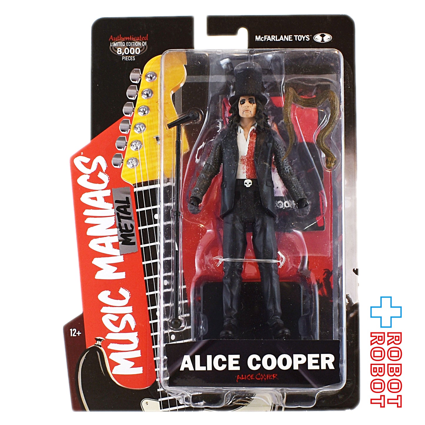 マクファーレン ミュージックマニアックス メタル ウェーブ1 アリス・クーパー 6インチ アクションフィギュア 未開封