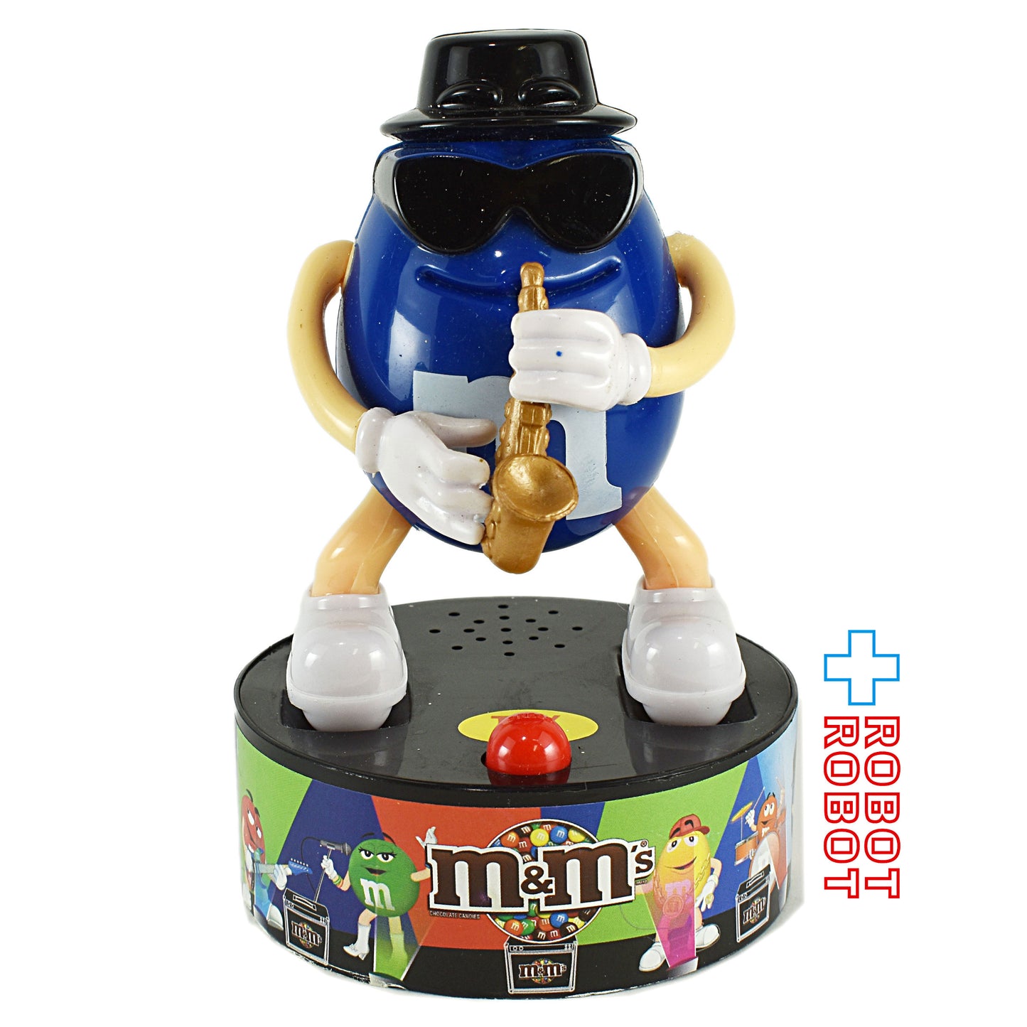 M&M's ブルー ロックスター サックスプレイヤー サウンドフィギュア