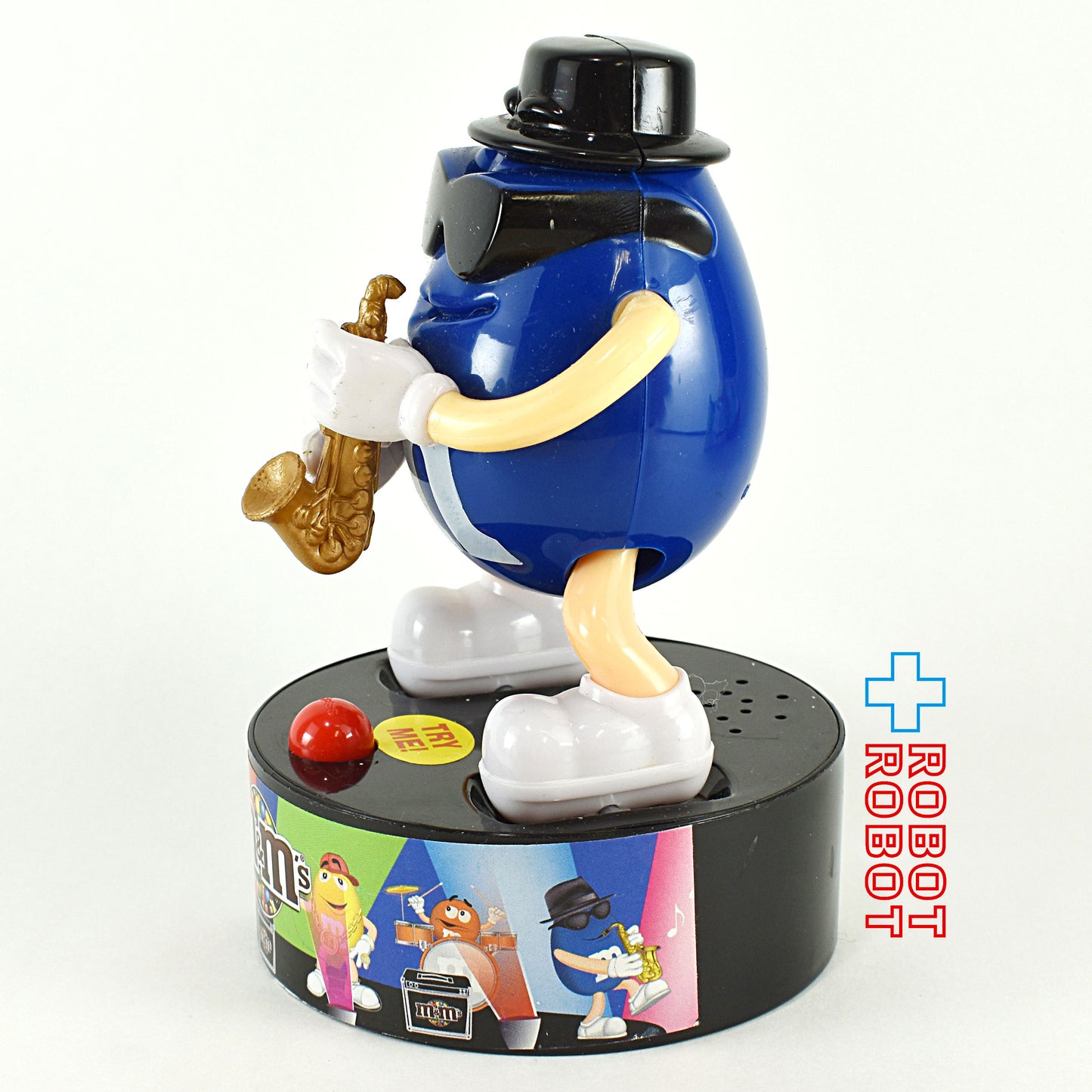 M&M's ブルー ロックスター サックスプレイヤー サウンドフィギュア