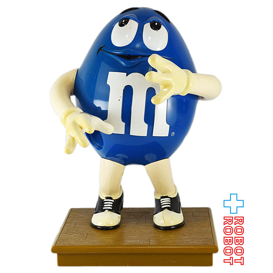 M&M's ディスペンサー ブルー サックスプレイヤー ※難あり