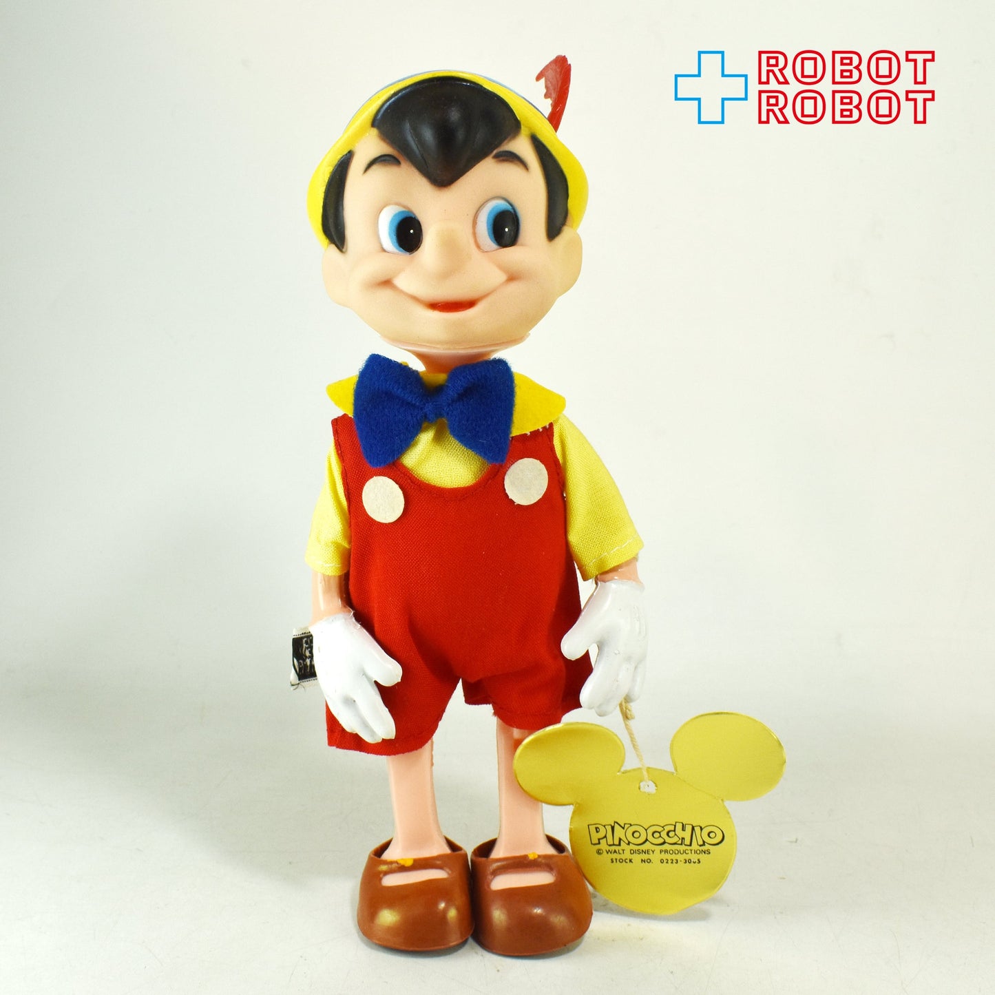 Dakin ディズニー ピノキオ ビニールフィギュア 後期3行刻印 紙タグ付 袋入