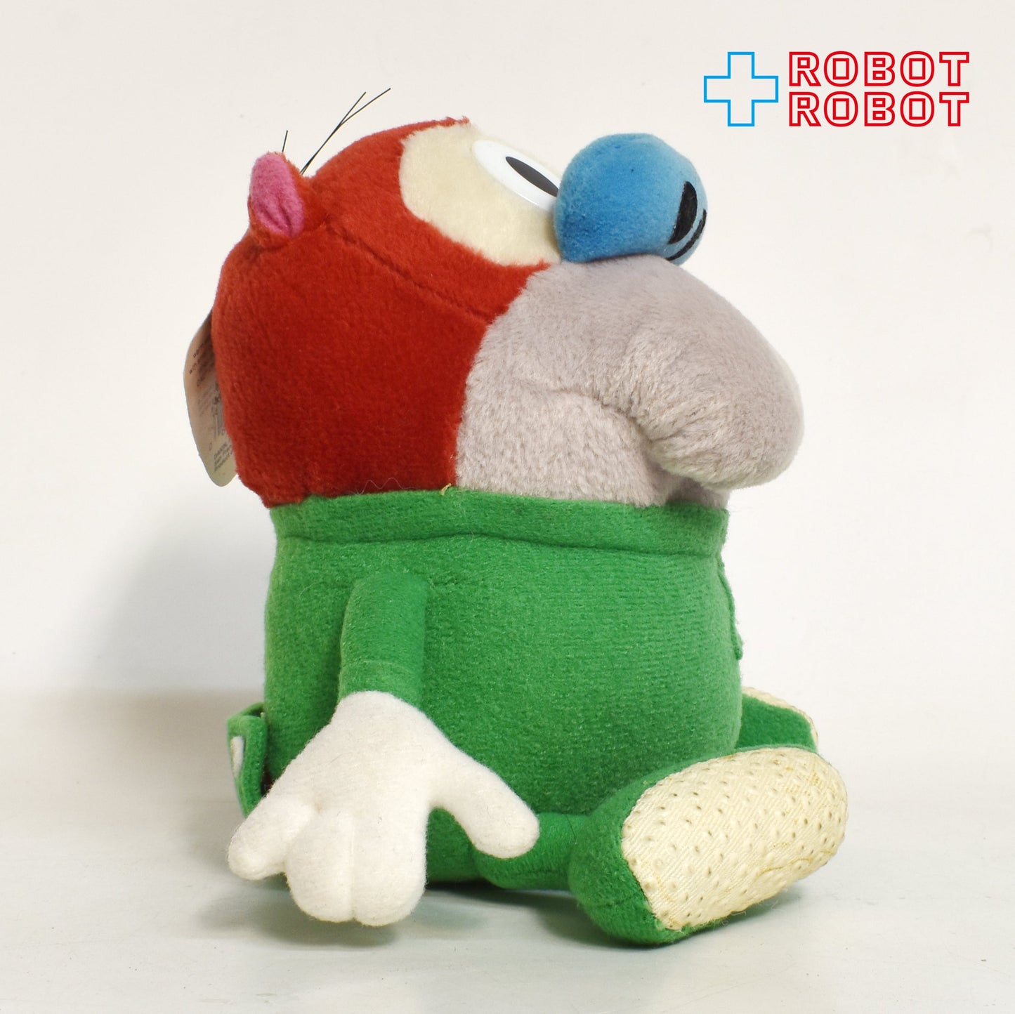 Dakin レン＆スティンピー スティンピー・キャット 緑のパジャマ ぬいぐるみ人形 1992 紙タグ付