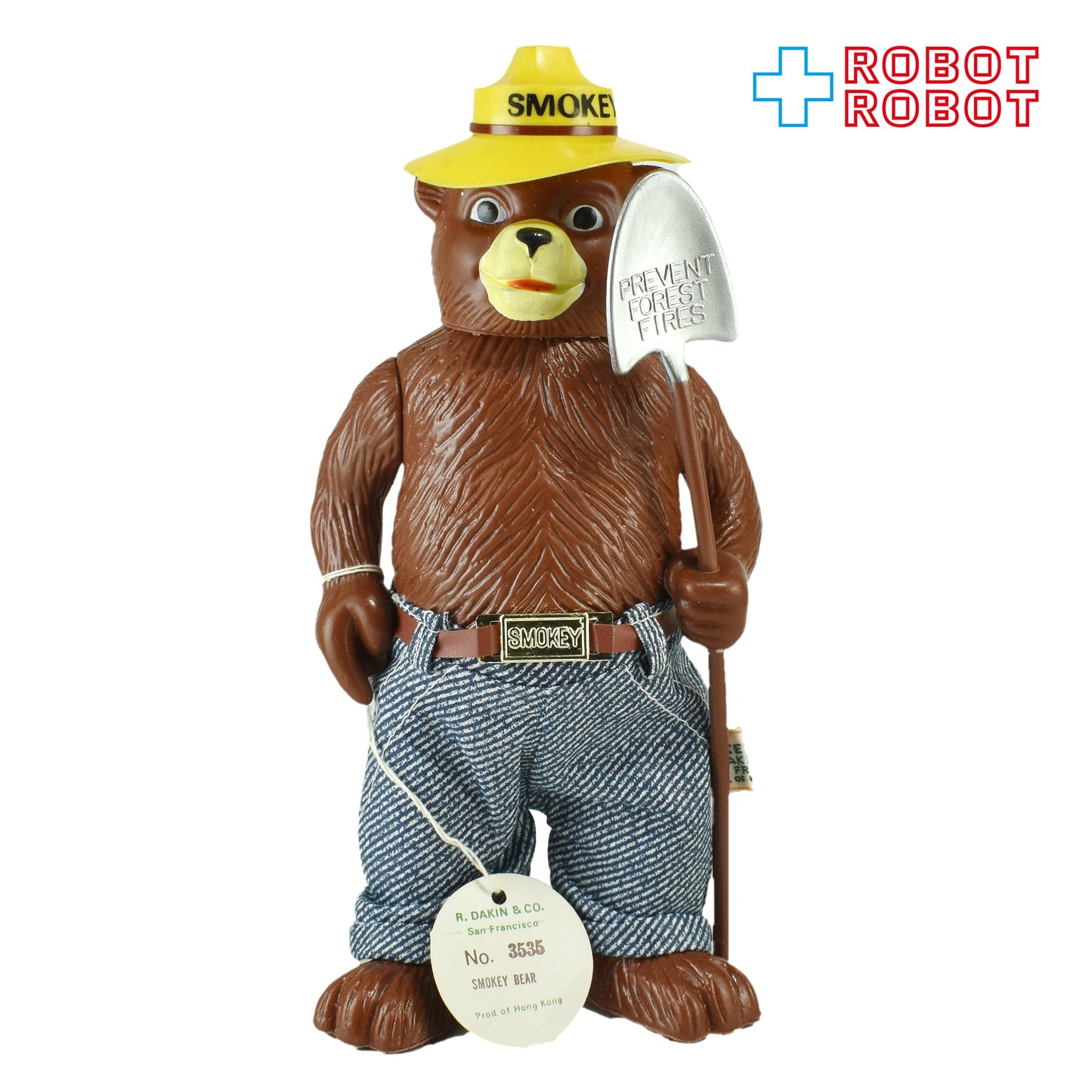 Dakin スモーキー・ベア ソフビ・フィギュア (アドバタイジング) 紙タグ付き