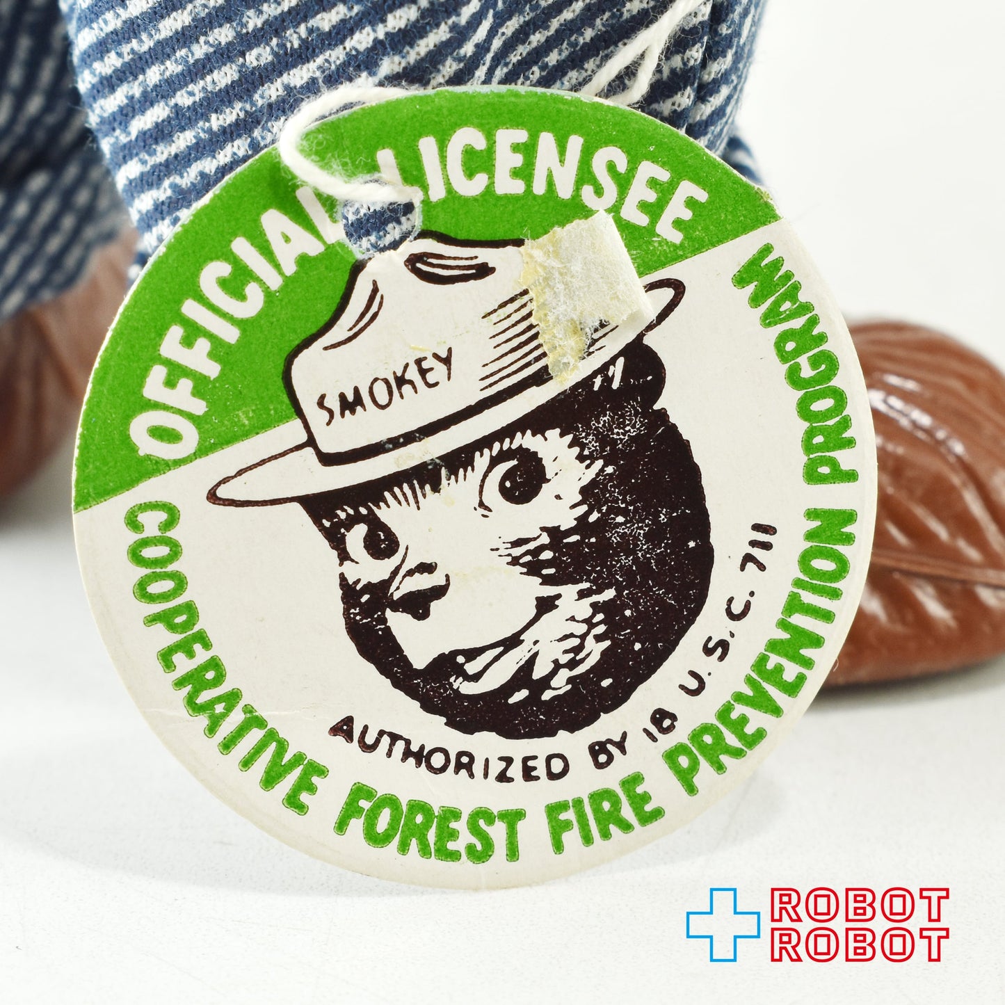 Dakin スモーキー・ベア ソフビ・フィギュア (アドバタイジング) 紙タグ付き