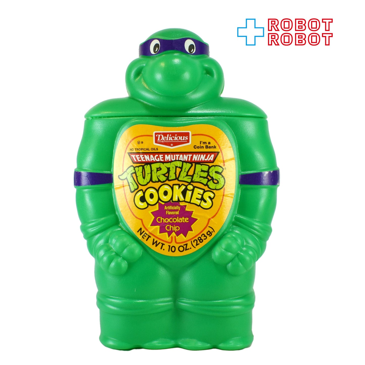 ティーンエイジ・ミュータント・ニンジャ・タートルズ レオナルド ポリ貯金箱 デリシャス 1990