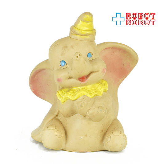 DELL社 ディズニー ダンボ 黄色帽子 ソフビ ラバードール 1960's ※難有り