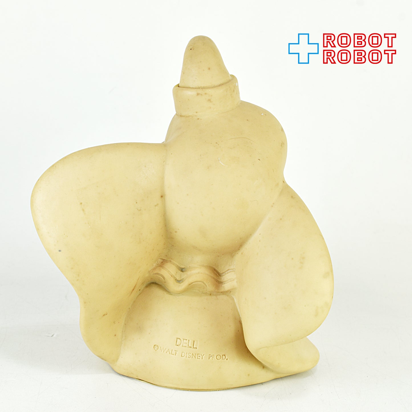 DELL社 ディズニー ダンボ 黄色帽子 ソフビ ラバードール 1960's ※難有り