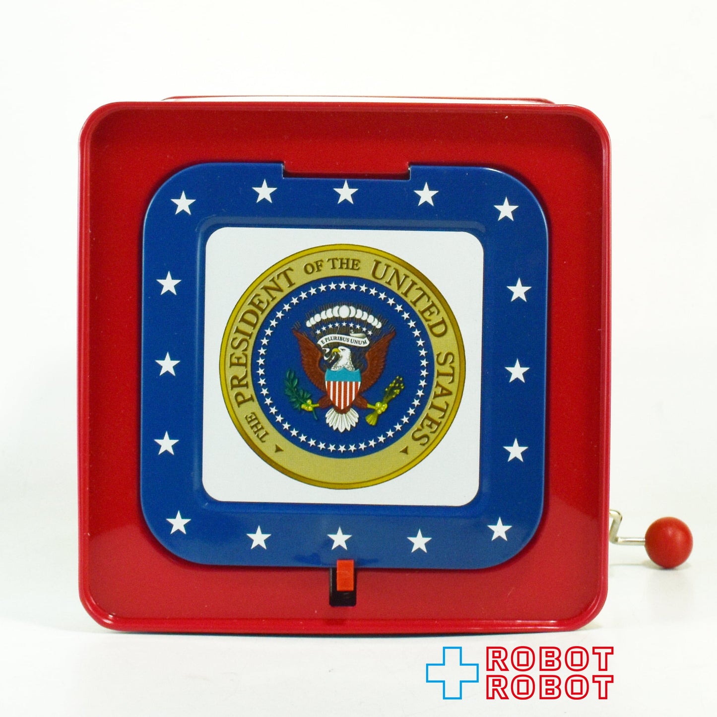 ジョージ・W・ブッシュ 元アメリカ大統領 大統領万歳 びっくり箱 ジャックインザボックス デザインマスター社 箱入