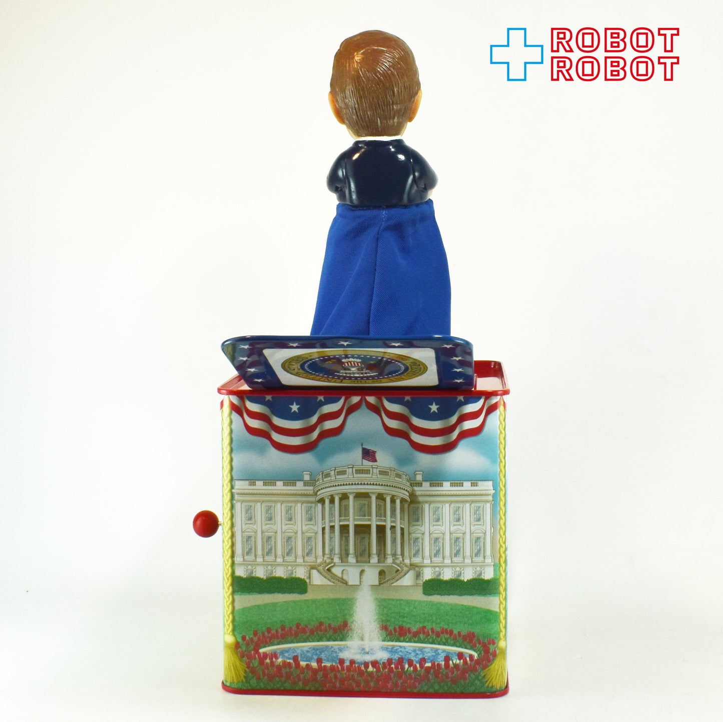 ジョージ・W・ブッシュ 元アメリカ大統領 大統領万歳 びっくり箱 ジャックインザボックス デザインマスター社 箱入