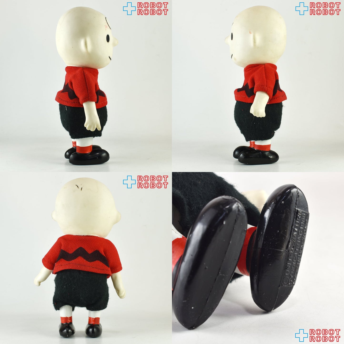 スヌーピー ピーナッツギャング ポケットドール チャーリー・ブラウン ビニールフィギュア 1968
