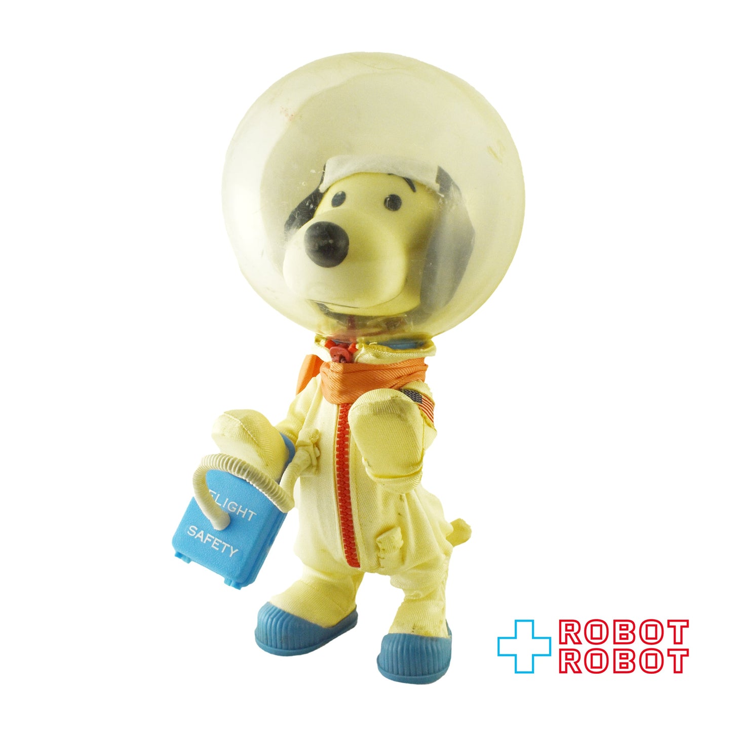 スヌーピー アストロノーツ ポケットドール (デターマインド社 1969) 完品 ヘルメットにクラック