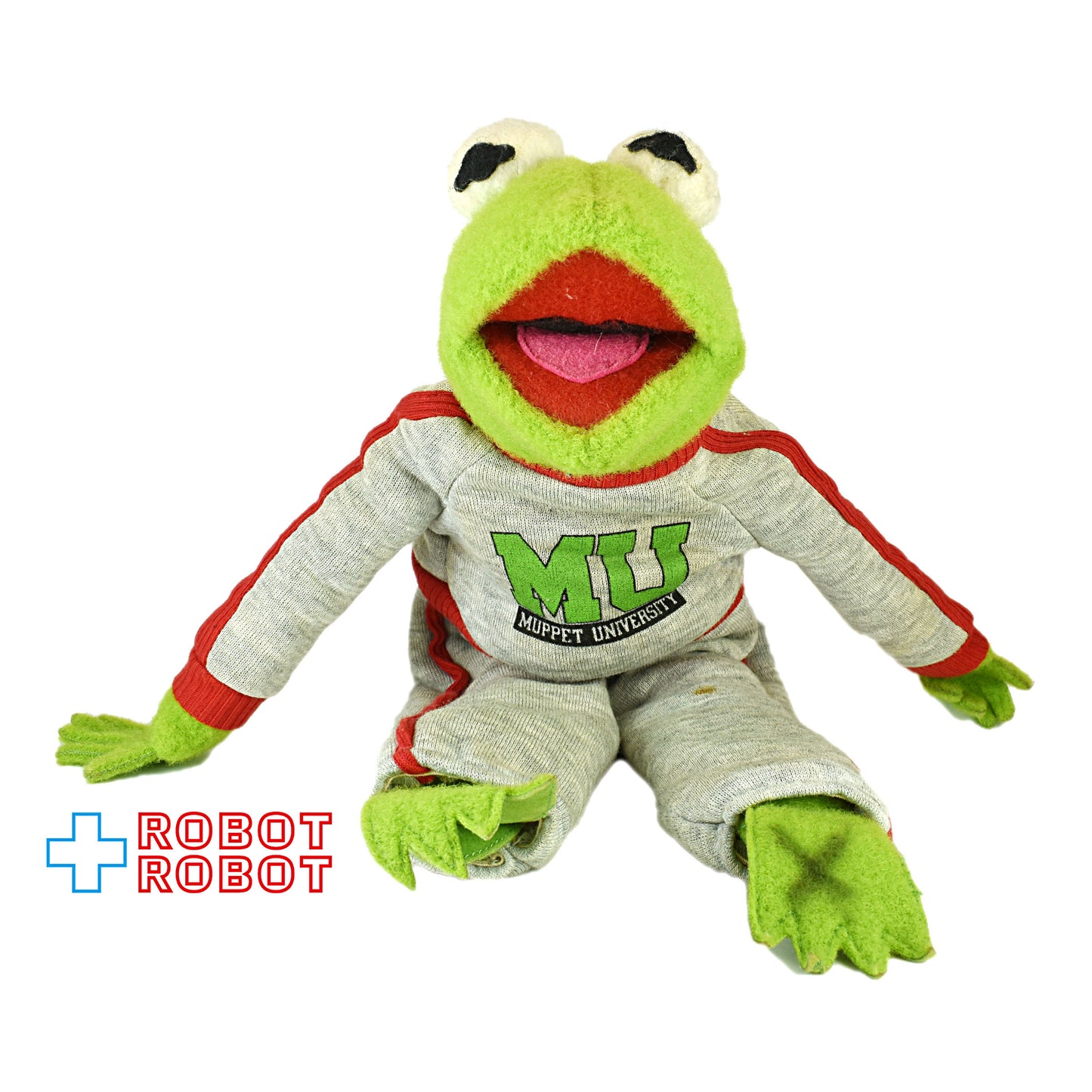 マペッツ カーミット マペッツ大学 ぬいぐるみ人形 1989 ※ズボン無し