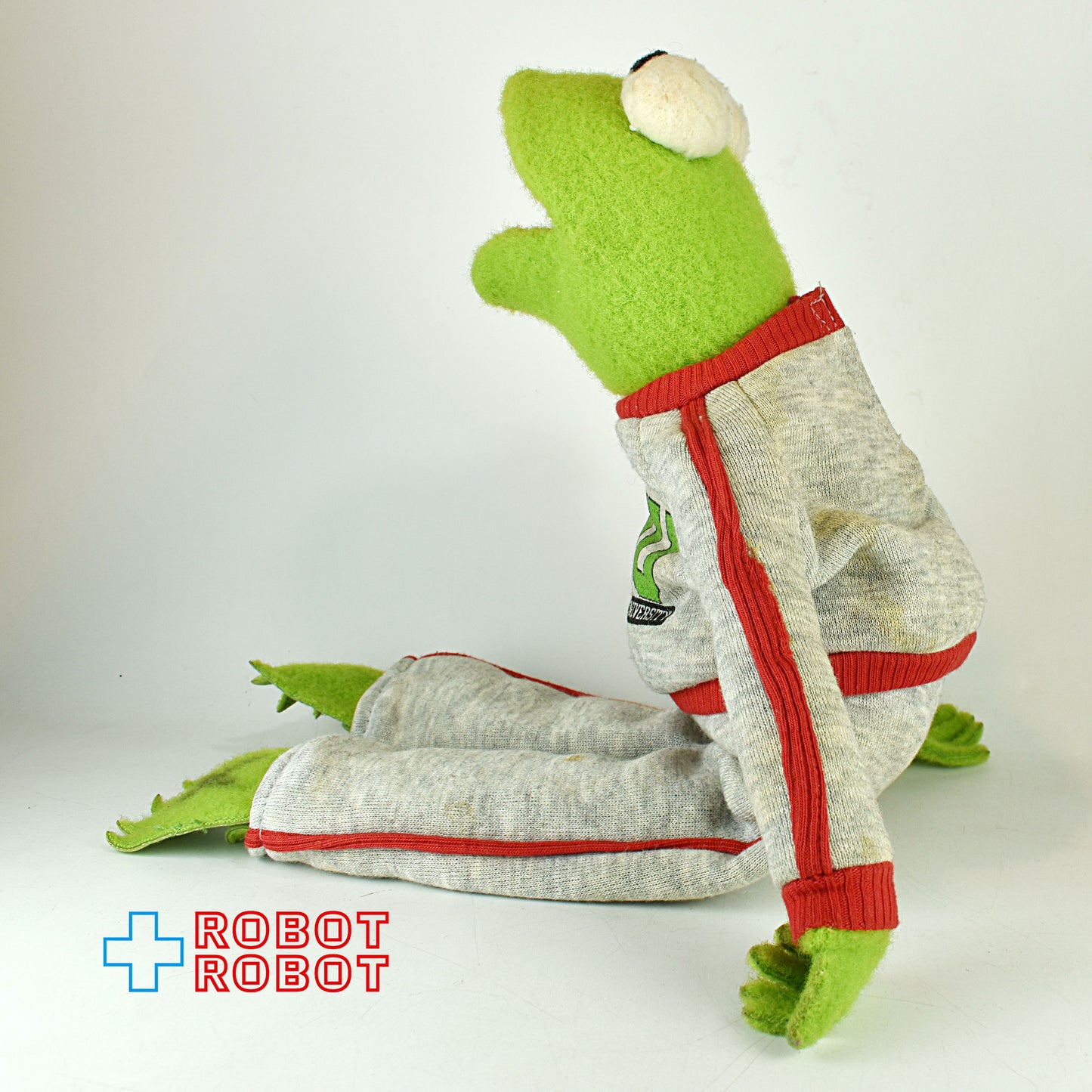 マペッツ カーミット マペッツ大学 ぬいぐるみ人形 1989 ※ズボン無し