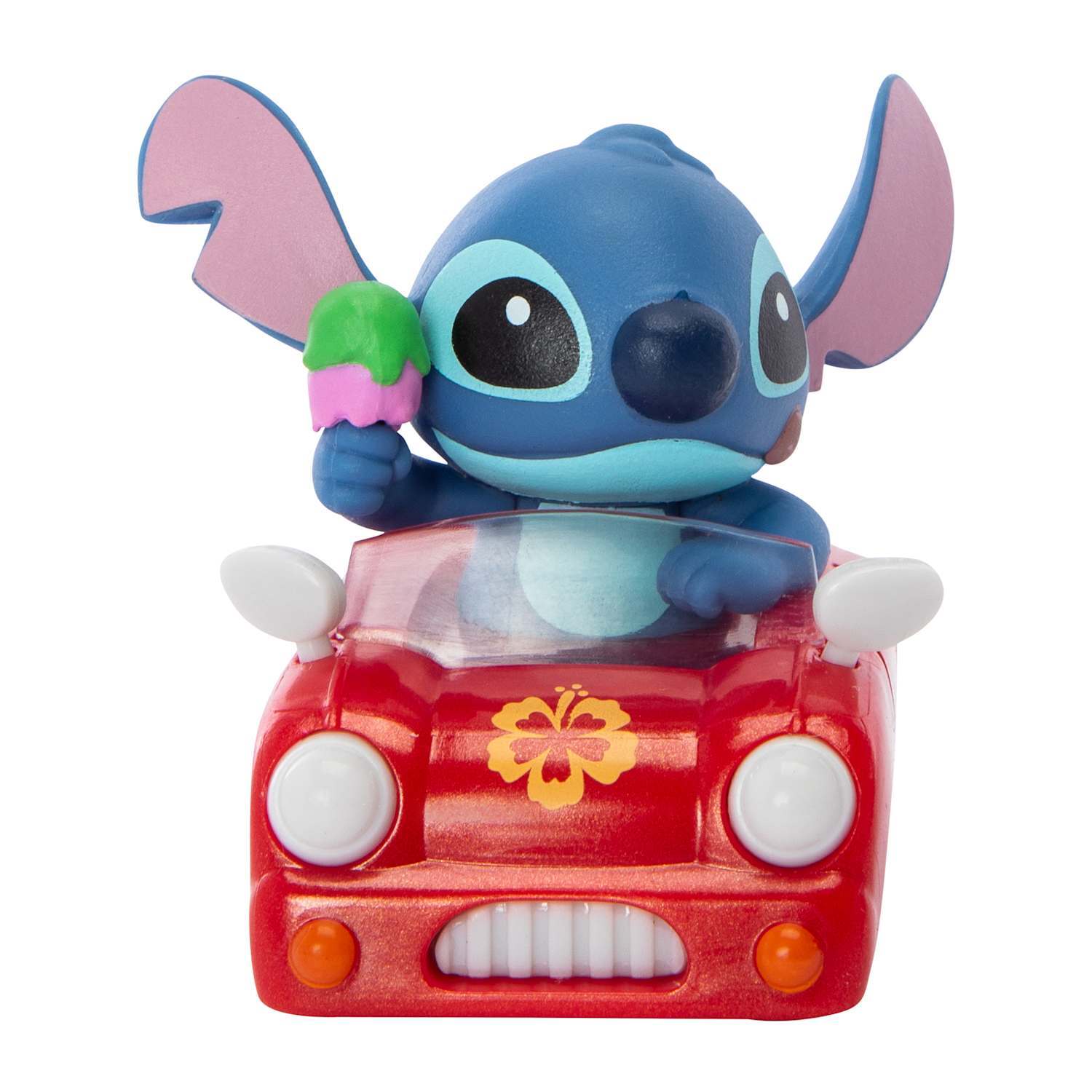 ディズニー ベストキングダム スティッチ Pull Back Car フィギュア