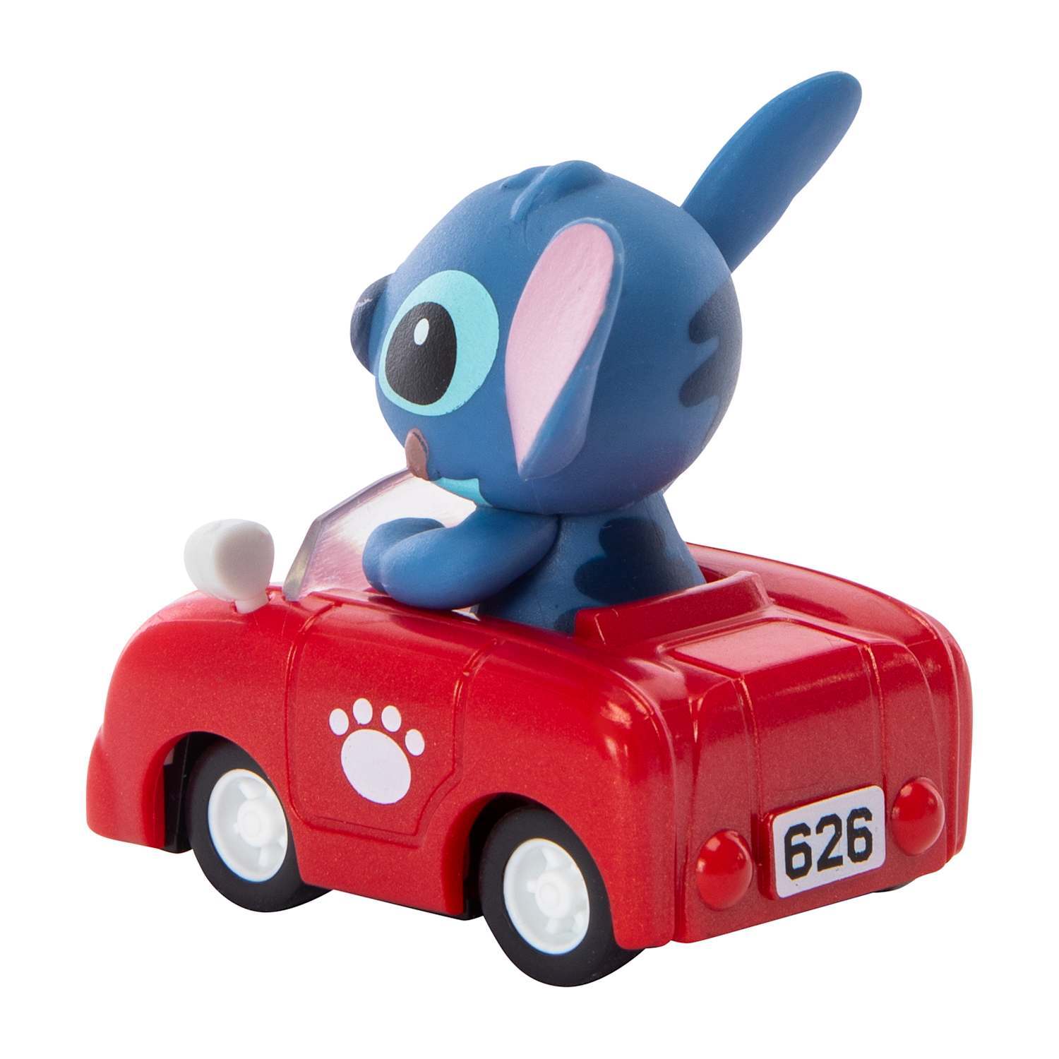 ディズニー ベストキングダム スティッチ Pull Back Car フィギュア