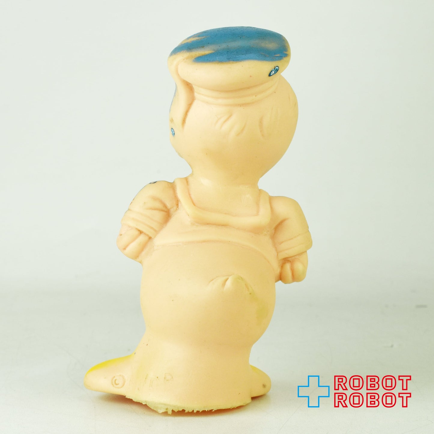 ディズニー ドナルドダック 黄色リボン スクイーク ラバードール フィギュア