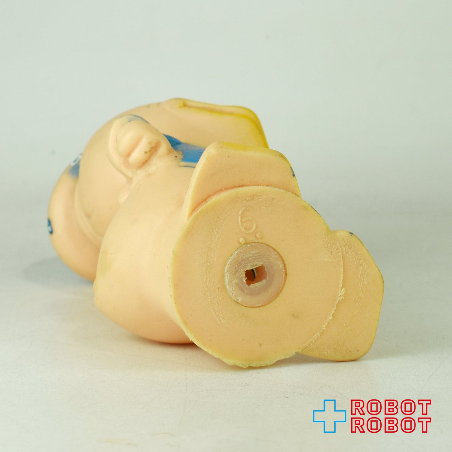 ディズニー ドナルドダック 黄色リボン スクイーク ラバードール フィギュア