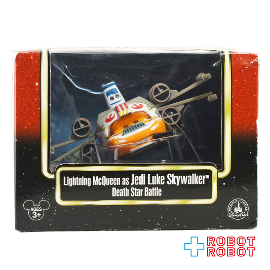 ディズニーパーク限定 スター・ウォーズ x カーズ デス・スター・バトル ライトニング・マックィーン as ジェダイ ルーク・スカイウォーカー ダイキャスト ミニカー 箱入