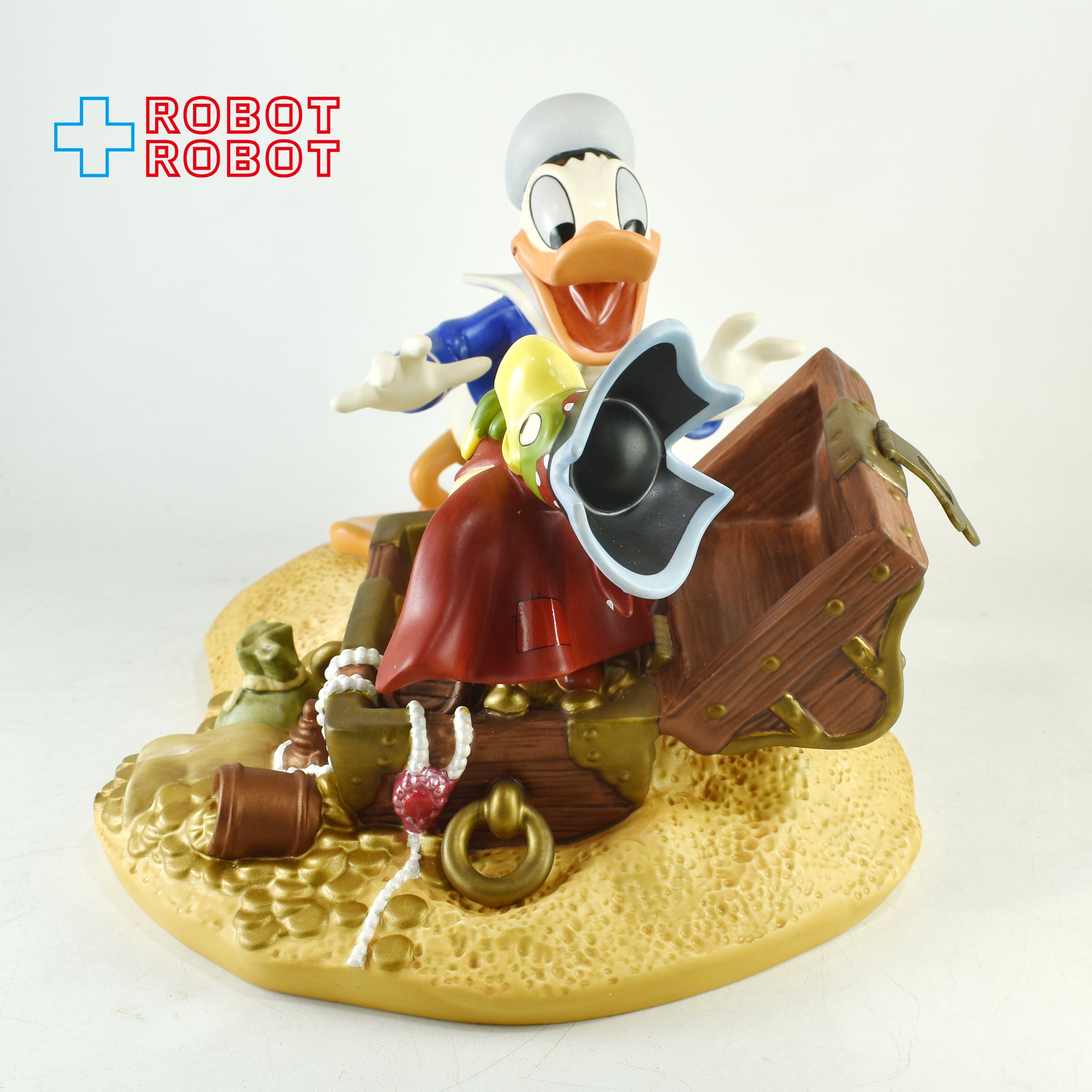 ディズニーWDCC   限定品Behind the Camera ディズニー WDCC ドナルドダック 海賊ホセ・キャリオカの金貨発見 箱付