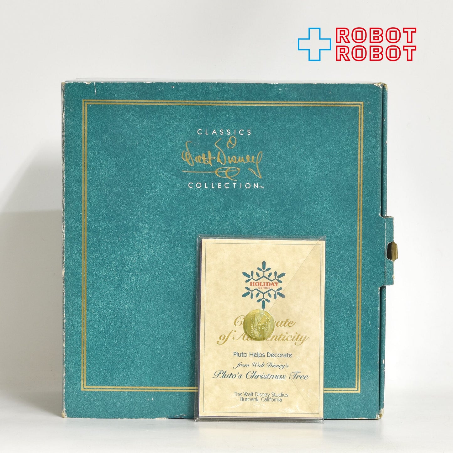 ディズニー WDCC プルートのクリスマスツリー 飾り付けのお手伝い 箱付