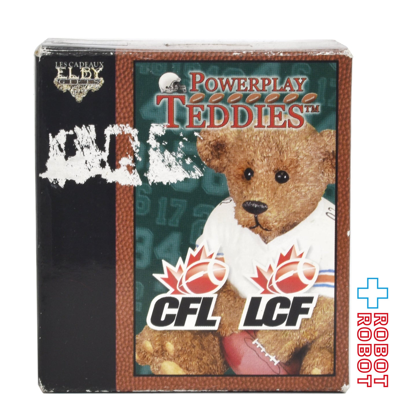 ELBY パワープレイテディ サスカチュワン・ラフライダーズ ミニテディベア フィギュア