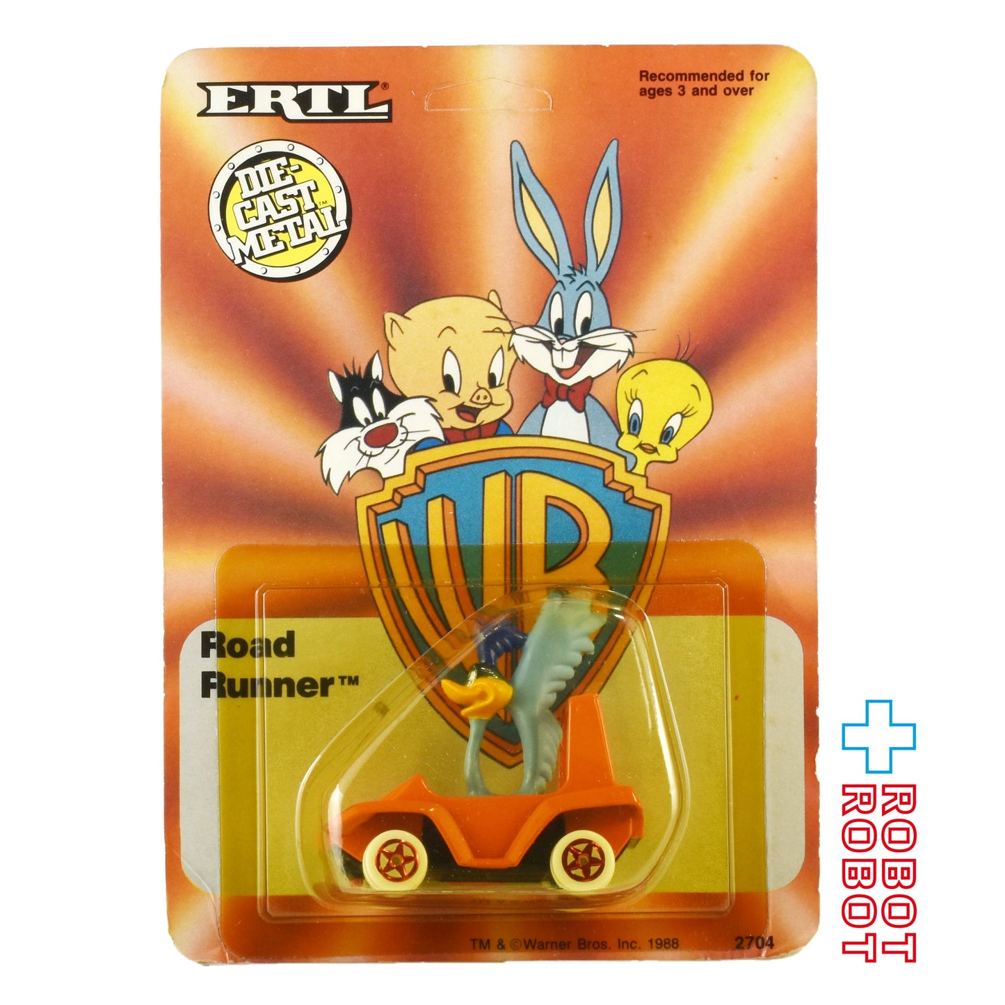 ERTL ワーナー ルーニー・テューンズ  ロードランナー ダイキャストカー 未開封