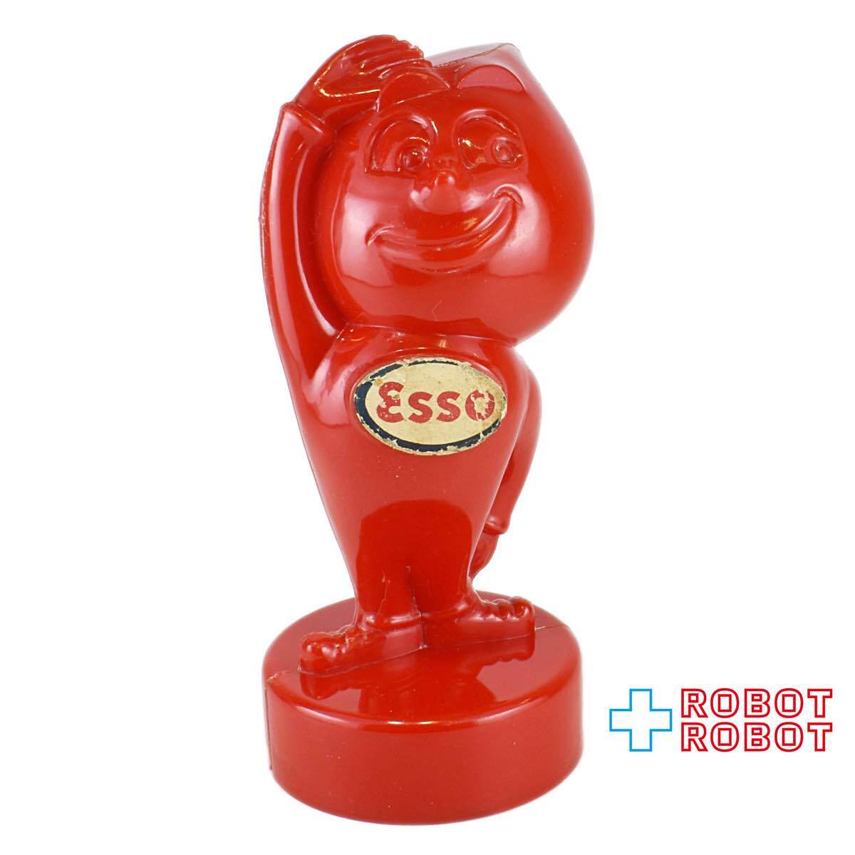 ESSO エッソ オイルドロップ 赤 プラスチック貯金箱