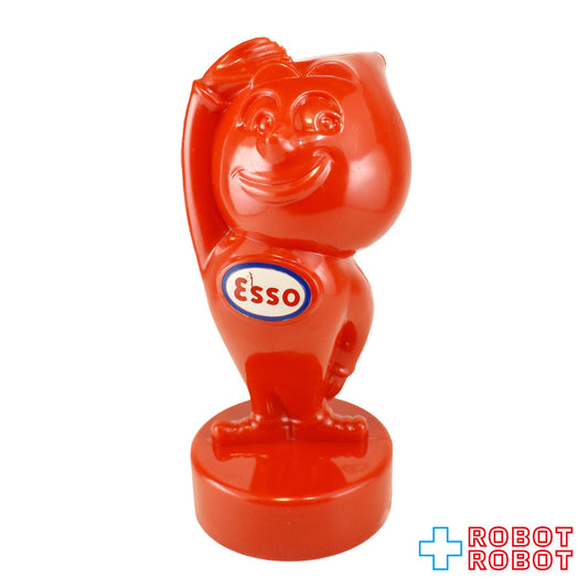 ESSO エッソ オイルドロップ 赤 プラスチック貯金箱