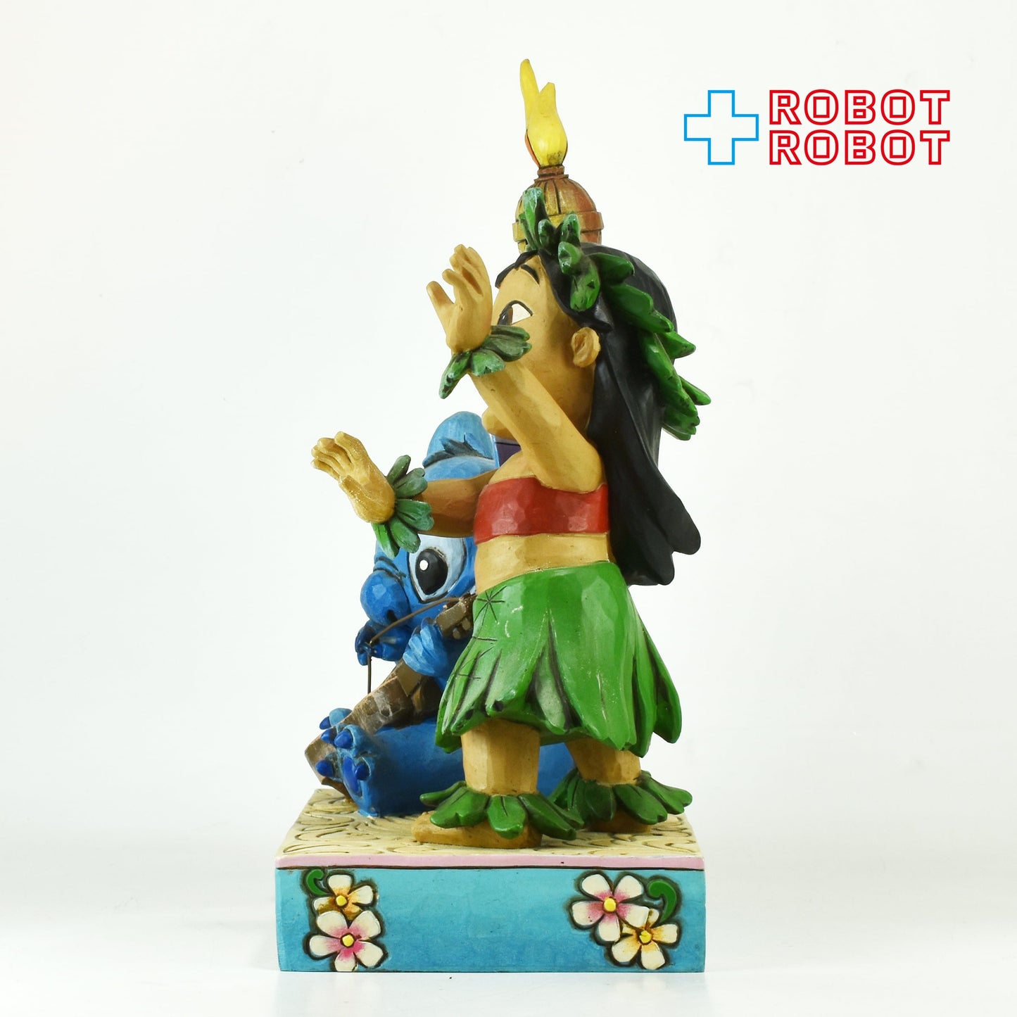 エネスコ ディズニー ショーケースコレクション ジムショア リロ & スティッチ オハナ フィギュアリン 開封箱付き