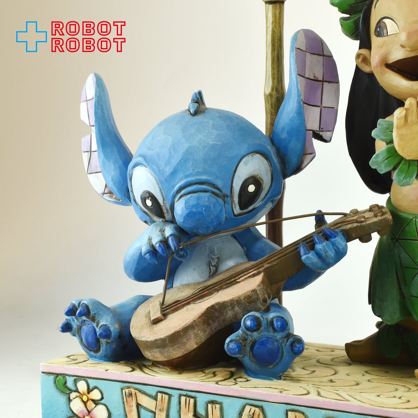 エネスコ ディズニー ショーケースコレクション ジムショア リロ & スティッチ オハナ フィギュアリン 開封箱付き