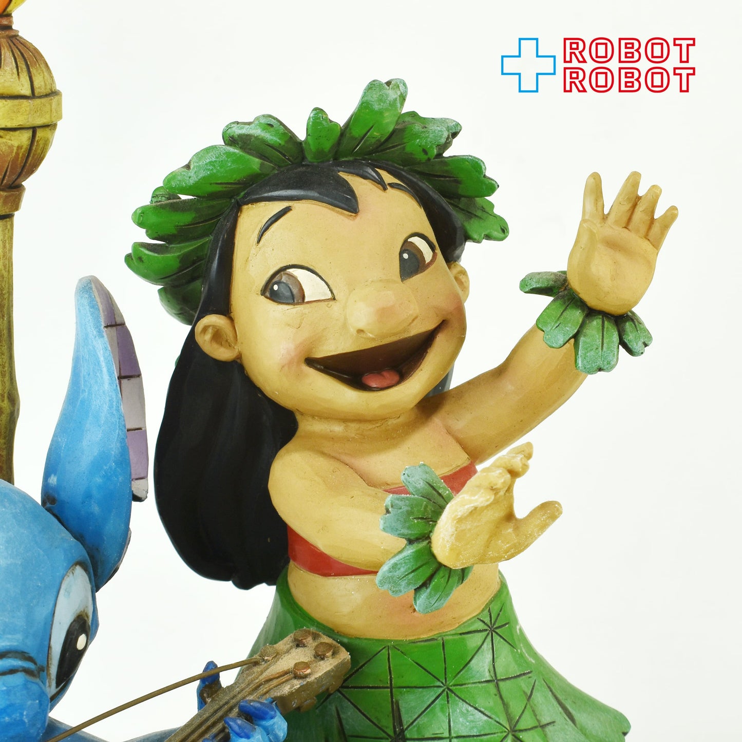 エネスコ ディズニー ショーケースコレクション ジムショア リロ & スティッチ オハナ フィギュアリン 開封箱付き