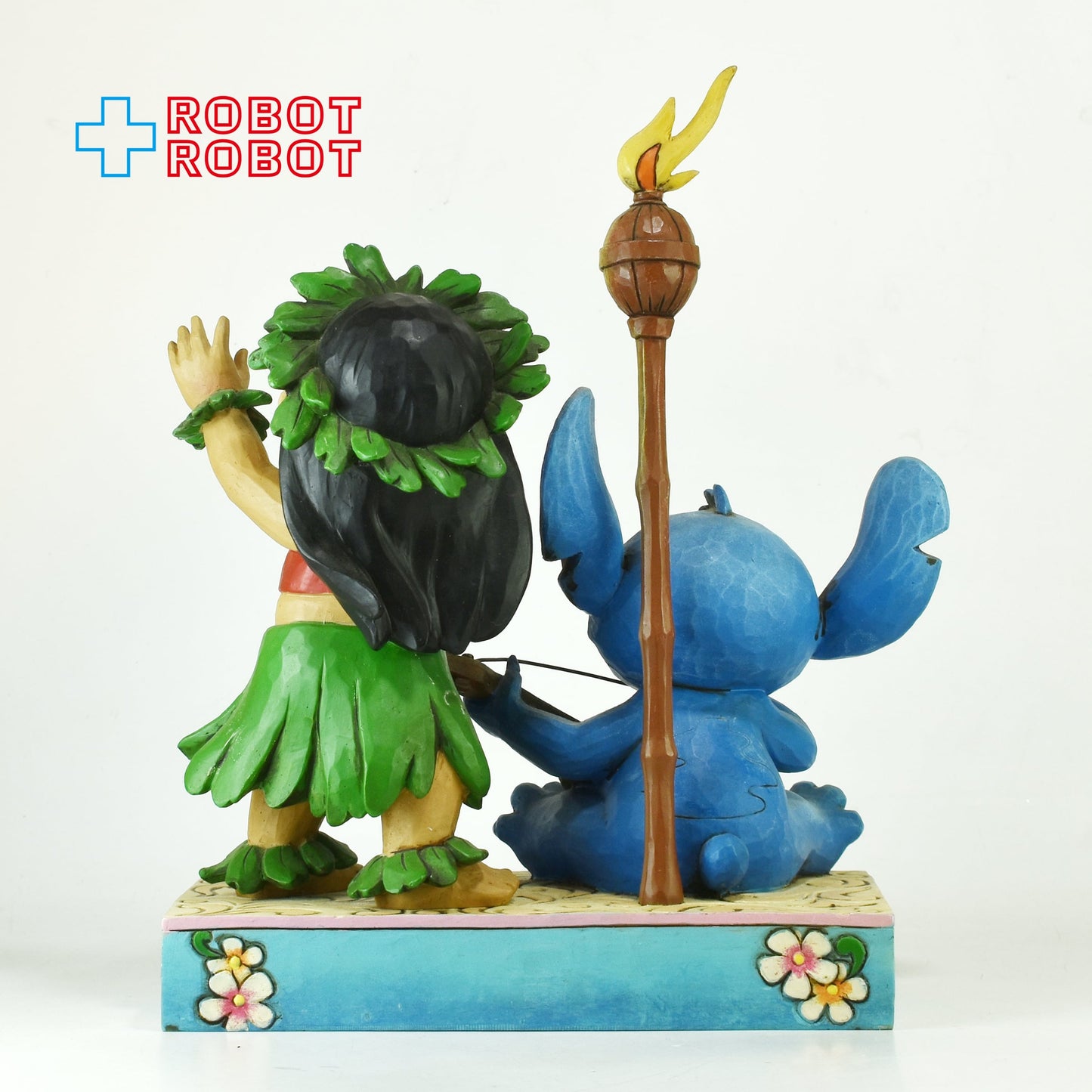 エネスコ ディズニー ショーケースコレクション ジムショア リロ & スティッチ オハナ フィギュアリン 開封箱付き