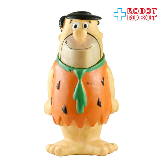 フリントストーン フレッド ソフビ貯金箱フィギュア ※難有り