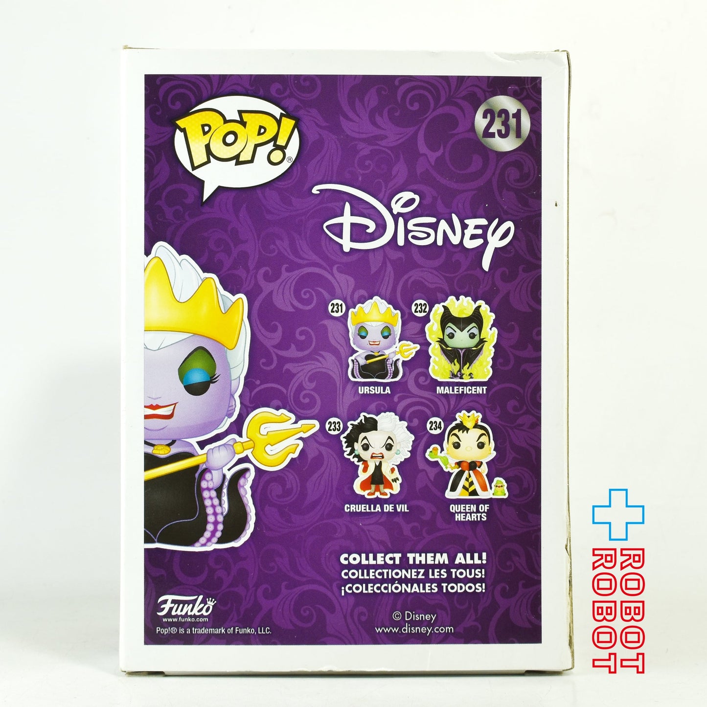 ファンコ POP! 231 ディズニー アースラ ビニールフィギュア 箱入