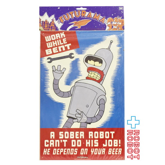 フューチュラマ シリーズ1 ベンダー 看板 ティンサインプレート 未開封 2000