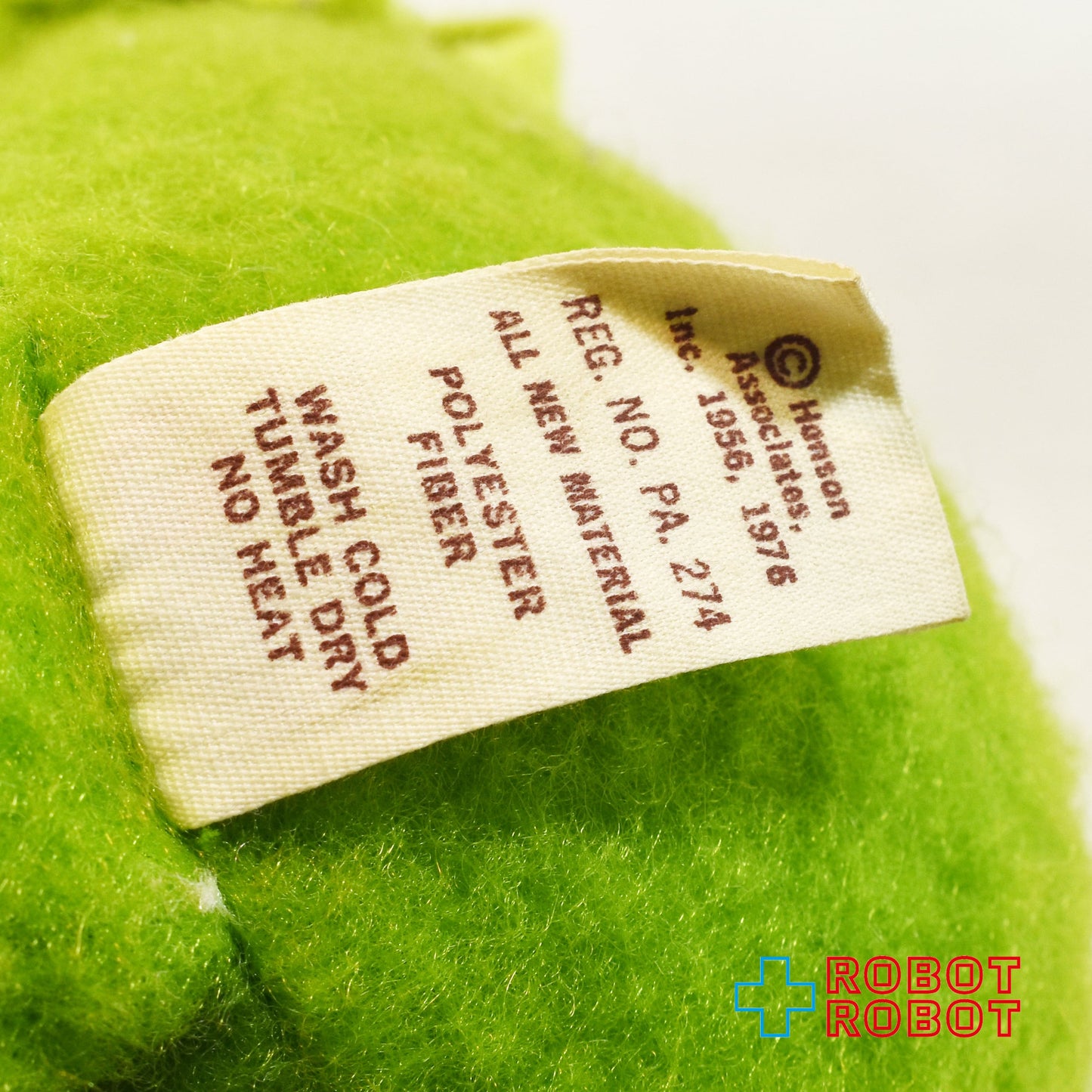 カーミット マペッツ 15インチ ぬいぐるみ人形 1976 フィッシャープライス ※難有り