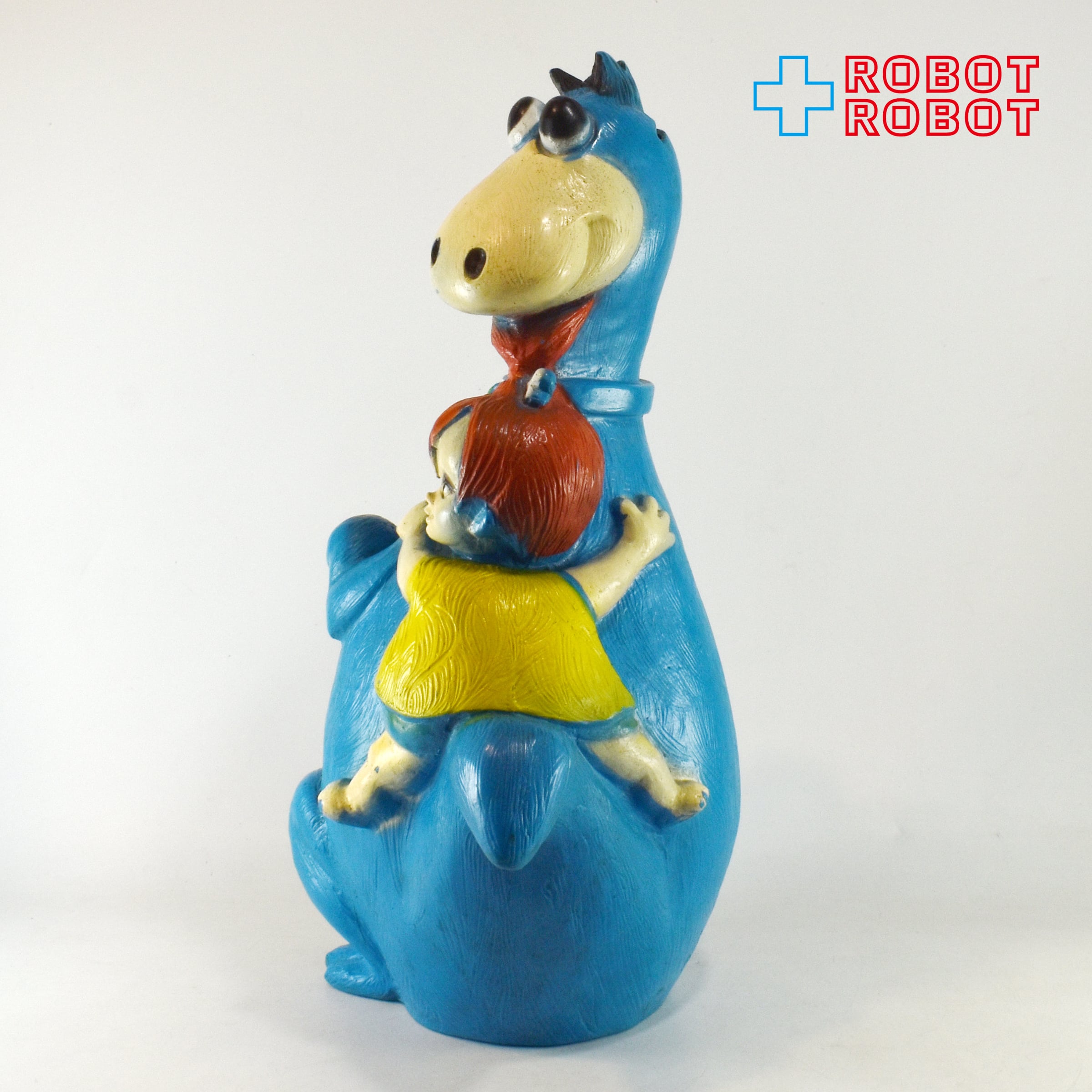 フリントストーン ディノ＆ペブルス ソフビ貯金箱 1970's – ROBOTROBOT