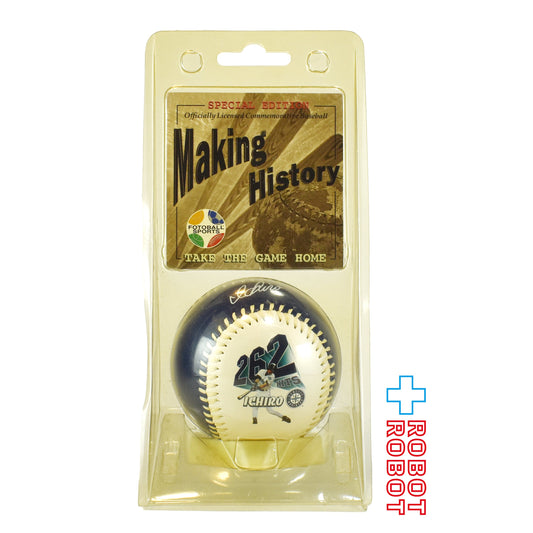 MLB メイキング・ヒストリー シアトル・マリナーズ イチロー 262安打 フォトボール パッケージ入り