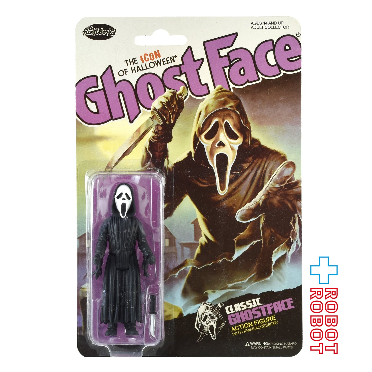 Fright-Rags フライトラグス クラシック・ゴーストフェイス 3.75インチ アクションフィギュア 未開封