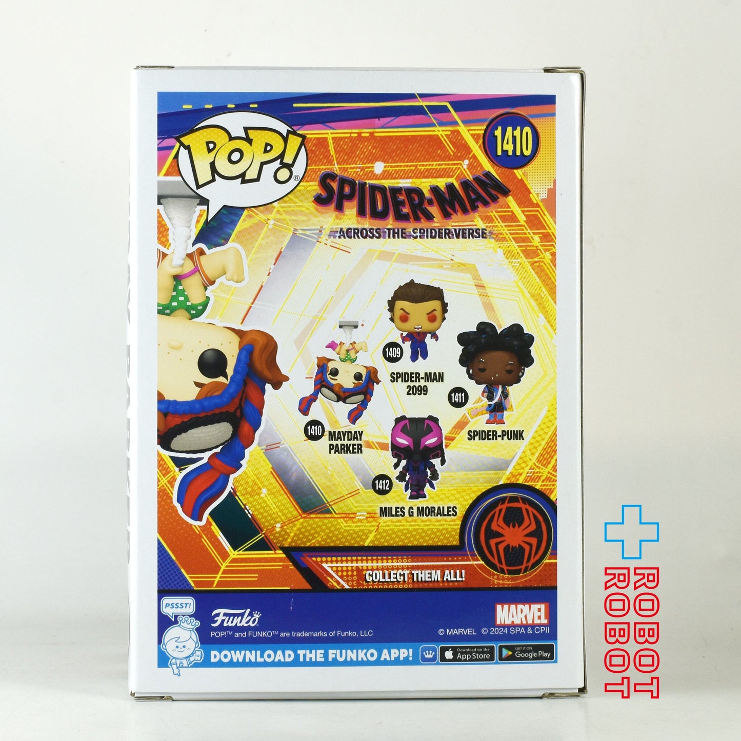 ファンコ POP! 1410 MARVEL スパイダーマン アクロス・ザ・スパイダーバース メイデイ・パーカー ビニールフィギュア 箱入