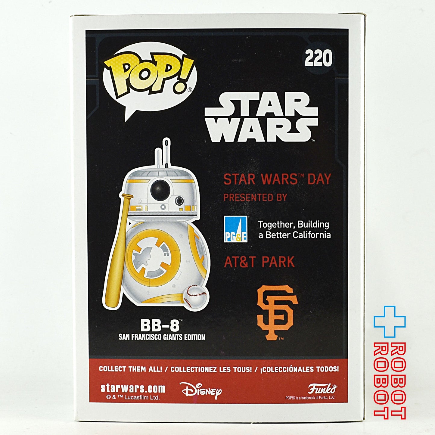 ファンコ POP! 220 スター・ウォーズ フォースの覚醒 BB-8 限定 サン・フランシスコ ジャイアンツ エディション 国内版