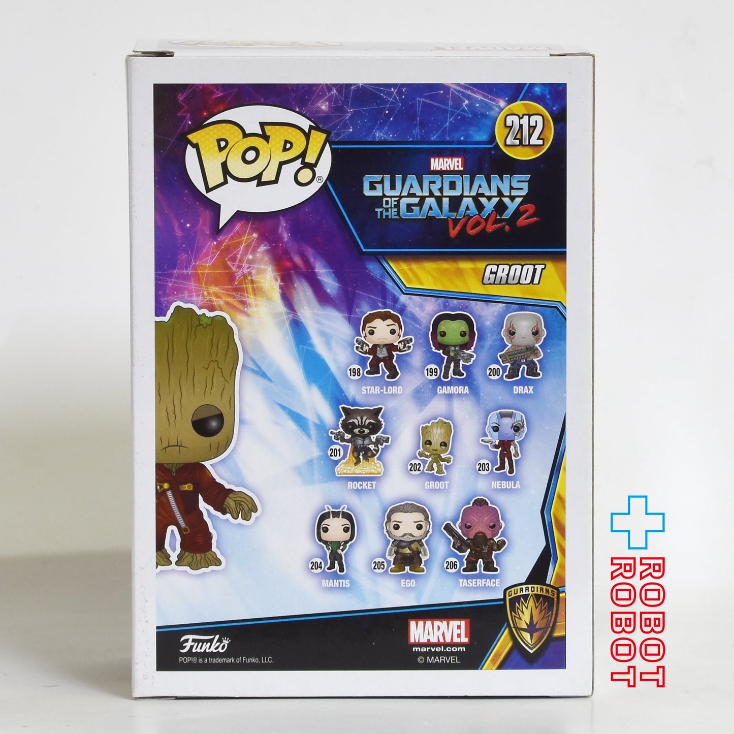 ファンコ POP! 212 MARVEL ガーディアンズ・オブザ・ギャラクシー2 グルート ビニールフィギュア 箱入