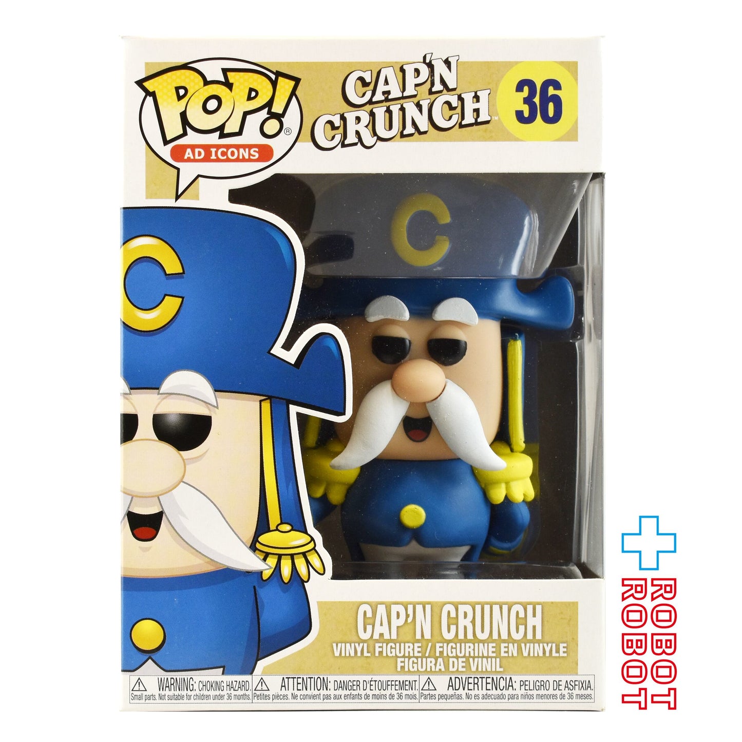 ファンコ POP! ADアイコンズ 36 キャプテン・クランチ ビニールフィギュア 箱付開封