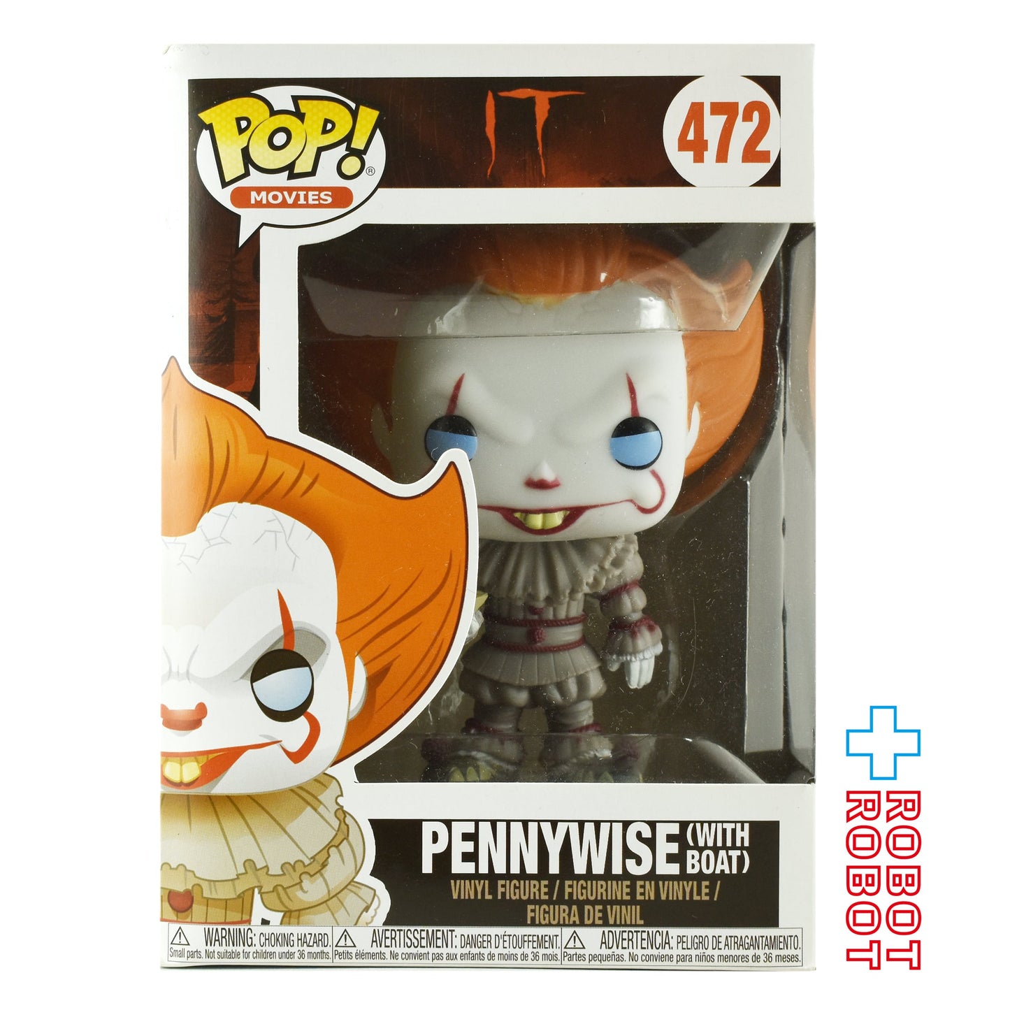 ファンコ POP! Movies 472 IT ペニーワイズ with Boat  ビニールフィギュア - ROBOTROBOT