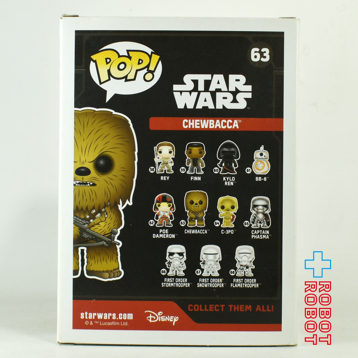 ファンコ POP!  63 スター・ウォーズ フォースの覚醒 チューバッカ ビニールフィギュア 箱入