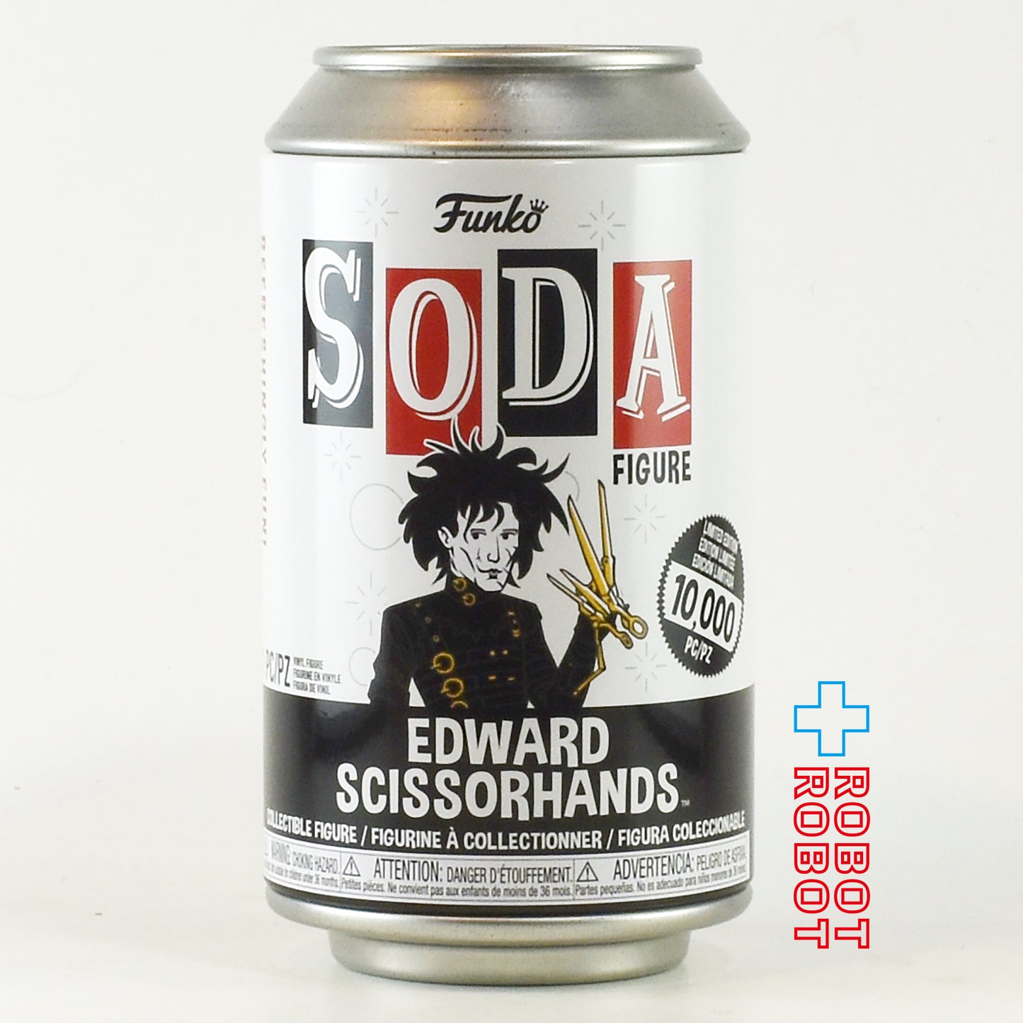 ファンコ SODA ソーダ缶 エドワード・シザーハンズ ビニールフィギュア