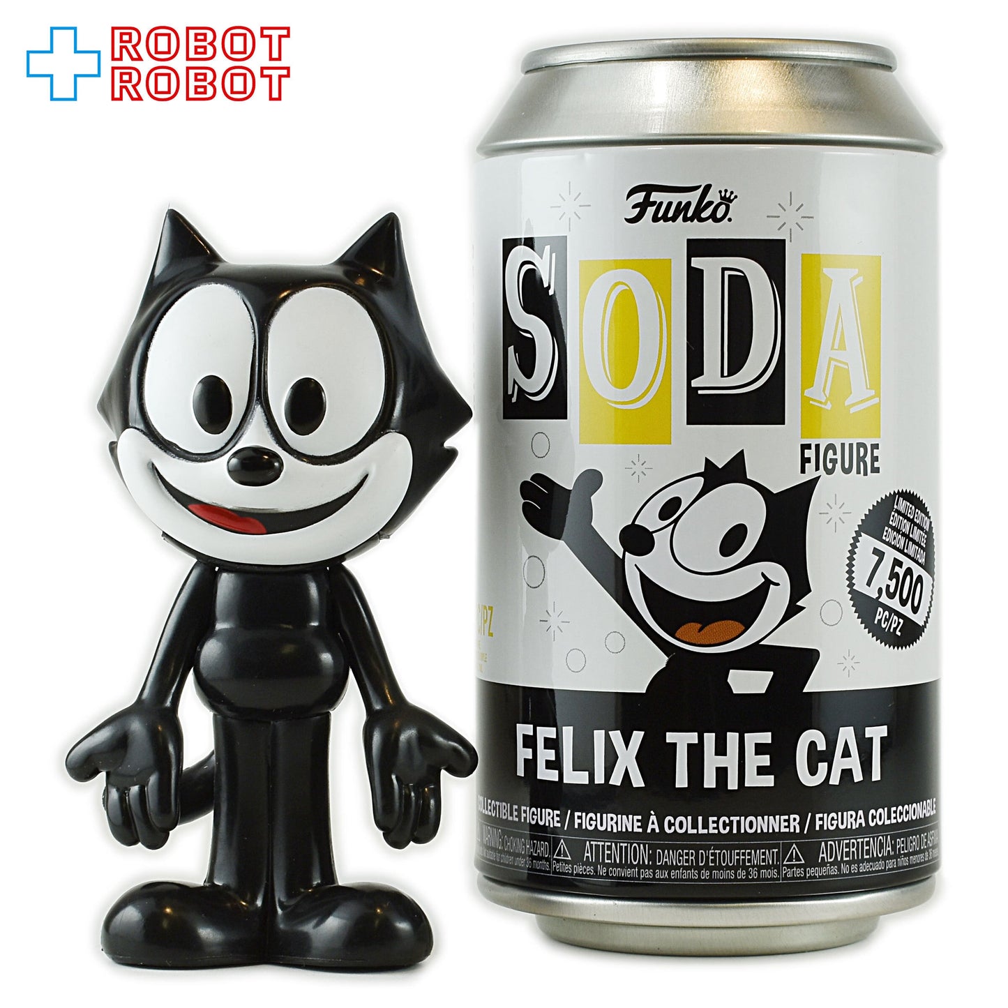 ファンコ SODA ソーダ缶 フィリックス・ザ・キャット ノーマルver ビニールフィギュア